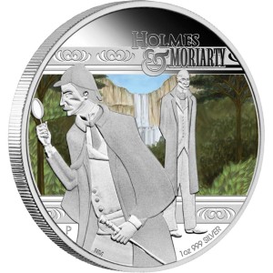 Tuvalu $1 Holmes Moriarity Coin