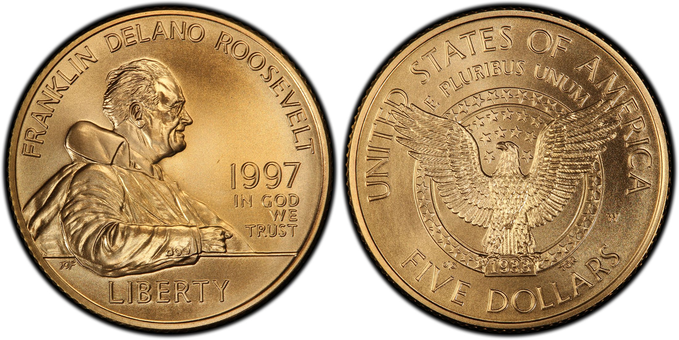 1997 FDR $5 Gold
