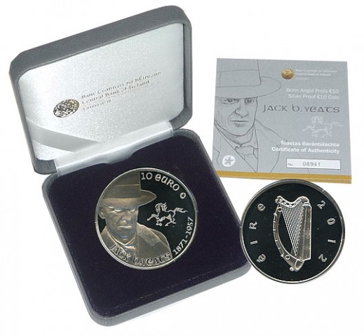 2012 Yeats Coin in Holder a