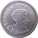 1994 Spain 10 Peseta Coin Honors Sarasate