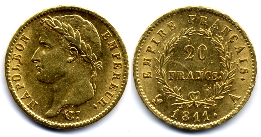 1811 France 20 Francs