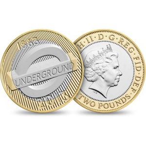 2013 London Underground Roundel 2 Pounds