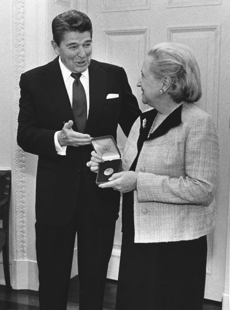 Reagan and Margaret Truman