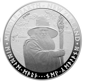 2012 NZ Gandalf $1 Silver