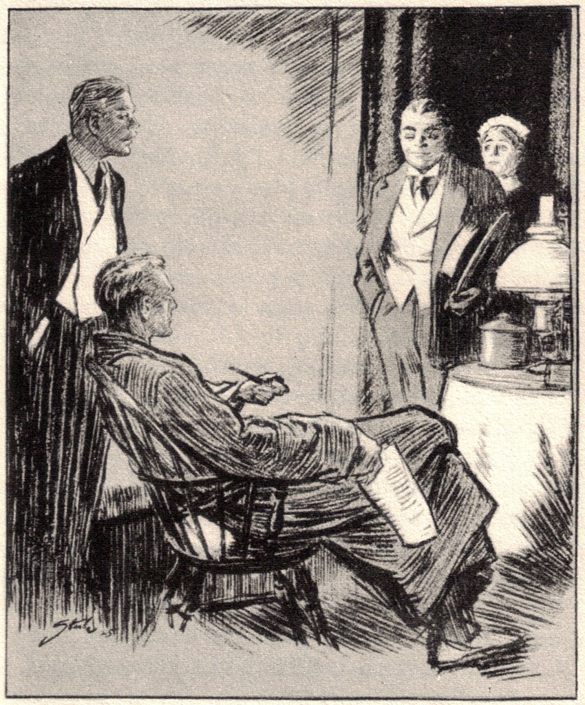 "But surely you have been in England some time,' said Sherlock Holmes to Mr. Garrideb of Kansas. Mr.Garrideb wondered how Mr.Homes knew. "The shoulder cut of your coat, the toes of your boots-could anyone doubt it," said Holmes.