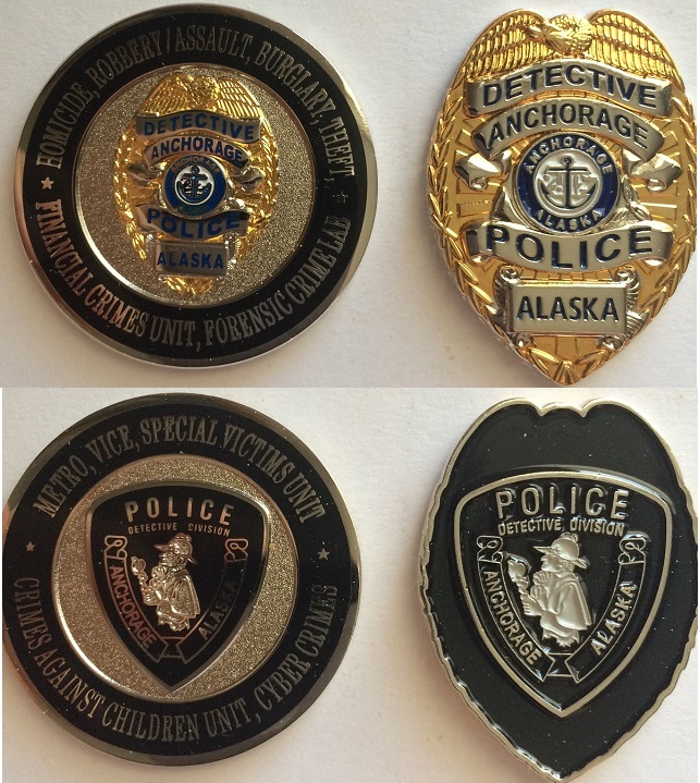 Anchorage PD Challenge Coins