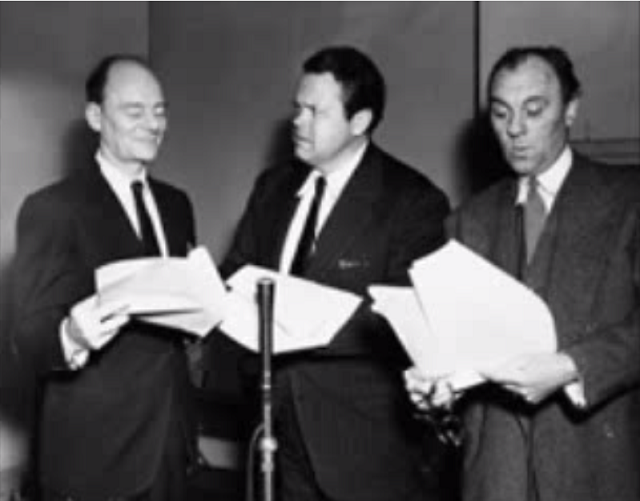 Sir John Gielgud, Orson Welles, Sir Ralph Richardson - BBC Radio 1954