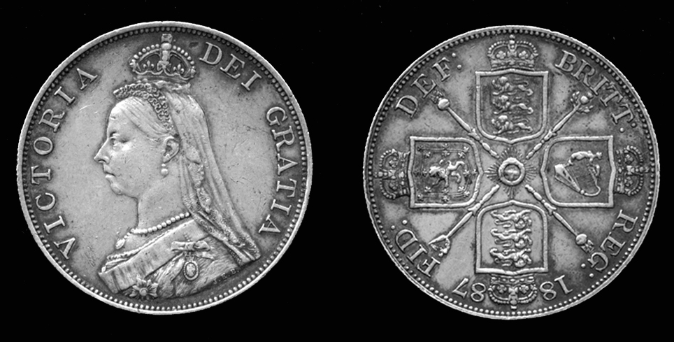 1887 British Double Florin