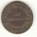 An Advertising Token Of The Daily Chronicle
