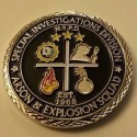 NYPD Arson & Explosion Squad Issue Sherlockian Themed Challenge Coin