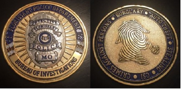 Florissant Police Challenge Coin