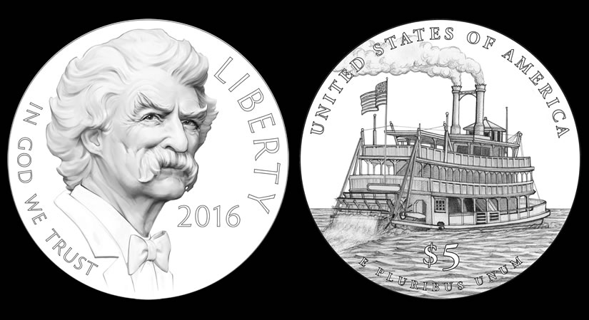 2016 Twain $5