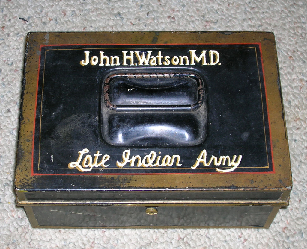 Dr. Watson's tattered tin dispatch box ~ The very one!