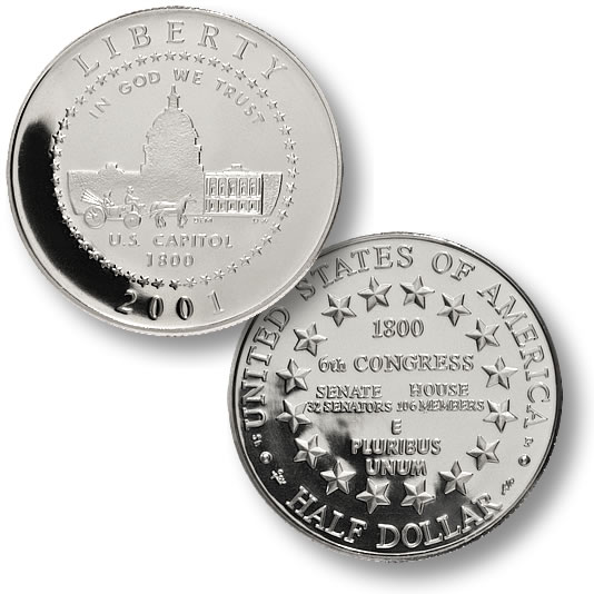 2001 Capitol Visitor Center 50 cents