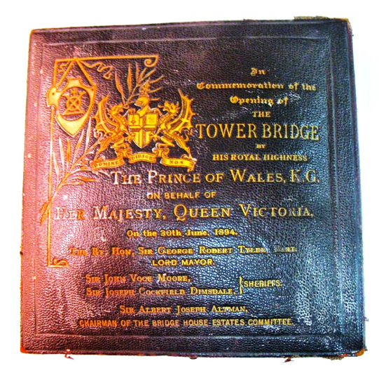 Tower Bridge Opening Medal CASE