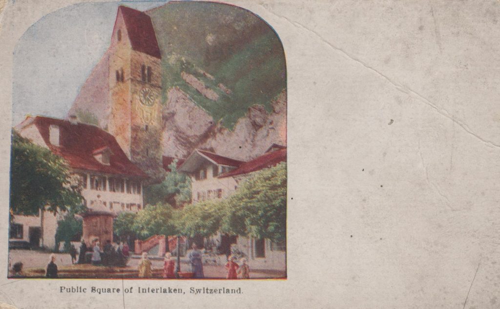 Postcards - Interlaken public Square