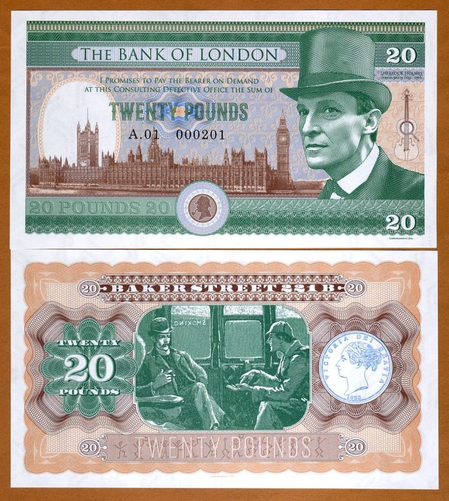 2016 Bank of London 20 Pound Note