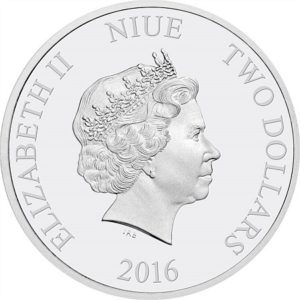 2016 Niue $2 Obverse