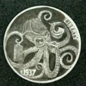 The Sherlocktopus 1937 Hobo Nickel