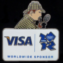 Visa’s 2012 London Olympic Games Sherlock Holmes Pin