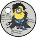 Sherlockian Themed Pathtag Geocoins