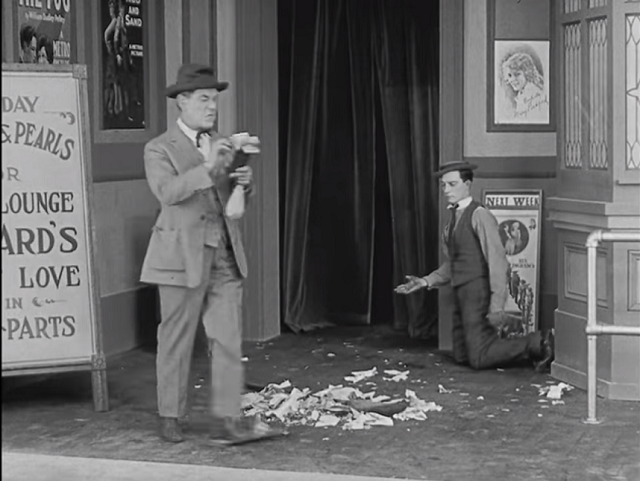 Buster Keaton Finds A Silver Certificate In Sherlock Jr The Fourth Garrideb Numismatics Of Sherlock Holmes