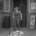 Buster Keaton Finds A Silver Certificate in Sherlock Jr.