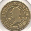 The 2017 Smith Rock Ranch Sherlock Holmes Maze Token