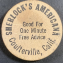 The Sherlock’s Americana Wooden Nickel